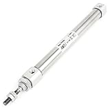 uxcell エアシリンダ 10mm x 75mm CDJ2B10-75 ダブルアクション 10mm x 75mm