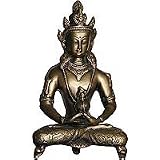 ShalinCraft Buy Buddha Statue Sculpture Made in Brass 5.5