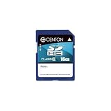 Centon Class 6 (6 MB/S) SDHC 16 GB Flash Card RC16GBSDHC6 (Blue)