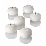 2 White Floating Candles Set 288 Wedding Party Favor by Quick Candles
