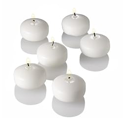 2" White Floating Candles Set of 36 Wedding Party Favor