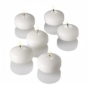 2 White Floating Candles Set 288 Wedding Party Favor