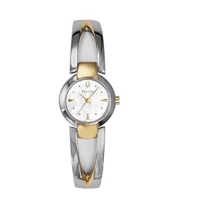 Bulova Women's Mother of Pearl Bracelet Watch #98T80
