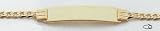 : 14kt Yellow Gold 6' Child ID Bracelet - BID45-6