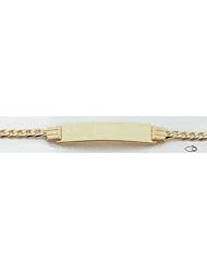 14kt Yellow Gold 6" Child ID Bracelet - BID45-6