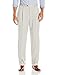 Perry Ellis Men's Classic Fit Elastic Waist Double Pleated Cuffed Pant, Sand, 36x34