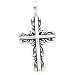 Jewelry : Cross with Scroll Outline