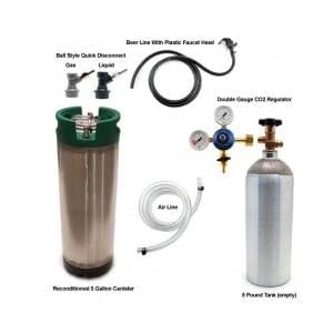 Homebrew Keg Kit with 5 Gallon Tank
