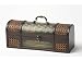 Kitchen & Housewares : True Fabrications Antique Wood Wine Box Single Bottle Wine Holder