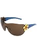 Guess Womens 6305 Rimless Shield Sunglasses