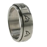 316L Stainless Steel Ring Spinner Ring. Width: 8mm