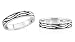 Unisex Oxidized Ring Band in Sterling Silver