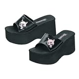 Demonia Shoes Women's FUNN-23 2 1/2 Platform Sandal Available in 2 Colors
