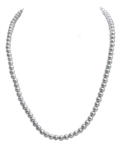 Kimura Pearls Damen Kette 9 Karat (375) Wei&szlig;gold FGS6524 Preisvergleich