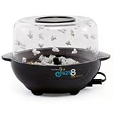 West Bend 82308 Stir Crazy 8-Quart Corn Popper, Black