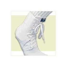 McDavid Lace-Up Ankle Brace. Medium. White