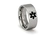 Stainless Steel Lady Ring 8mm Stainless Steel Lady Ring 8mm