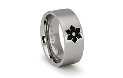 Stainless Steel Lady Ring 8mm