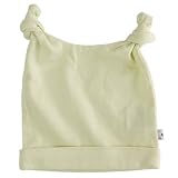 Organic Double Knot Hat In Tea by Baby Soy