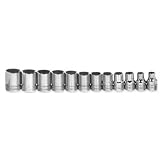 WILLIAMS 3/8" DR STD SOCKET SET 6-PT 12-PCS (MSB-12HRC) 3/8"ドライブ ショートソケットセット 6角 12個 JHWMSB-12HRC