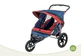 InStep Run Around 2 Double Jogging Stroller (Red/Blue)