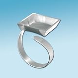 DTM - Fimo Support Bague Carrée, ne contient pas de nickel