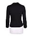 Enlishop Women's 3/4 Sleeve One Button Casual Work Office Blazer Jacket