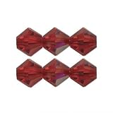 6 Light Siam AB Swarovski Crystal Bicone Beads 5301 8mm 31KDr8JUzqL. SL160 6 Light Siam AB Swarovski Crystal Bicone Beads 5301 8mm