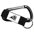 St. Louis Rams Black Carabiner Keychain