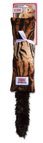 KONG Kickeroo Pattern #3 Catnip Cat Toy, Tiger
