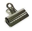 Industrial Grade 2WFV9 Bulldog Clip, 3 In W, Silver, PK12