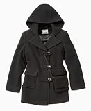 Trilogi Girls Wool Toggle Coat with Purse