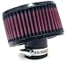 KN (RE-0800) Universal Rubber Air Filters - 3FLG, 6OD-B, 4-5/8OD-T, 12H
