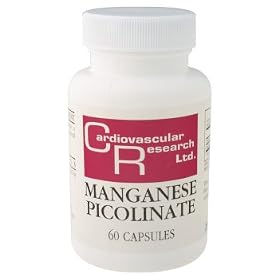 Cardiovascular Research - Manganese Picolinate, 60 capsules