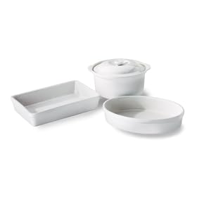 Mayfair and Jackson Four Piece Stoneware Casserole Set by Metro