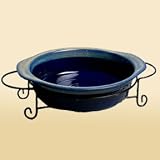 Baking Dish with Holder - Blue
