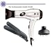 T3 Tourmaline II 83808 Professional Featherweight Hair Dryer with Diffuser + Free Babyliss 2590 1-1/2