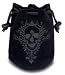 Ultra Pro Black Suede Skull Dice Bag 82052