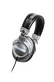 Audio Technica ATH-PRO5VA Closed-back Dynamic Stereo Monitor Headphones with 40mm Neodymium Drivers and CCAW Voice Coils, Silver