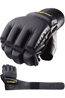 Harbinger 320 Bag Glove WristWrap (Black)