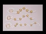 Gold Anal Beads Small