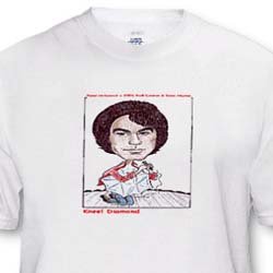 Click here to buy Londons Times Funny Music Cartoons - Kneel Diamond - T-Shirts.