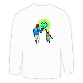Long Sleeve T-shirt with father, lesson, ethnic, son, world, earth, child, planet