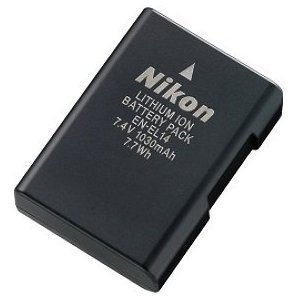 Nikon EN-EL14 Rechargeable Li-Ion Battery for Nikon D3100 DSLR, D5100 DSLR, and P7000 Digital Cameras (Retail Package)