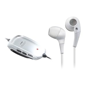 Coby Noise Cancellation Digital Stereo Earphonewith In-Line Volume Control CVE195 (Black)