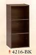 NEW 3 LEVEL WOODEN CABINET / BOOKCASE IN BLACK FINISH