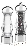 Review Chef Specialties  / Chef Specialties 29161 7 Inch - 18cm Lori Acrylic and Chrome Pepper Mill/SS Set