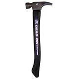 Dead On DO21C-G 21oz Milled Face 19 inch Curved Graphite Hickory Handle Hammer