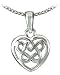 Kit Heath Heart Shaped Celtic Knot Necklace