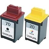 Lexmark Combo 12A1970 15M0120 black & colour 70 20